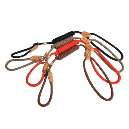 Heavy Duty Dog Leash | Adjustable Slip Rope Lead