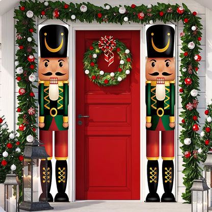 Merry Christmas Door Banner Decoration–Hanging Ornament