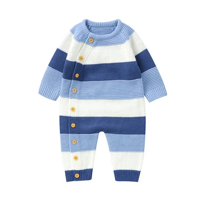 Striped Sweater Romper for Baby Girls & Boys