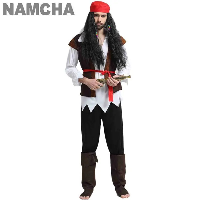 Adult Pirate Costume - Captain Jack Sparrow Cosplay