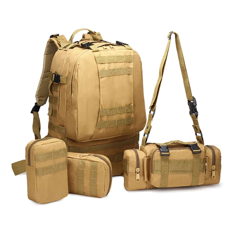 5L Tactical Backpack | 4-in-1 Molle Sport Bag for Men