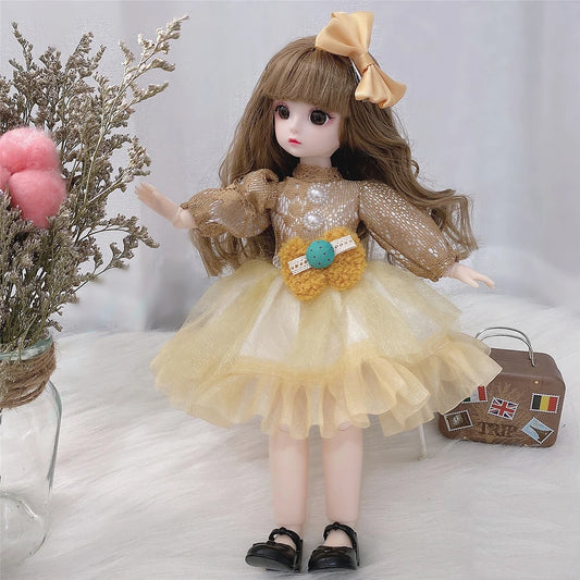 BJD Anime Doll | Fashion Full Set Clothes & 23 Joints