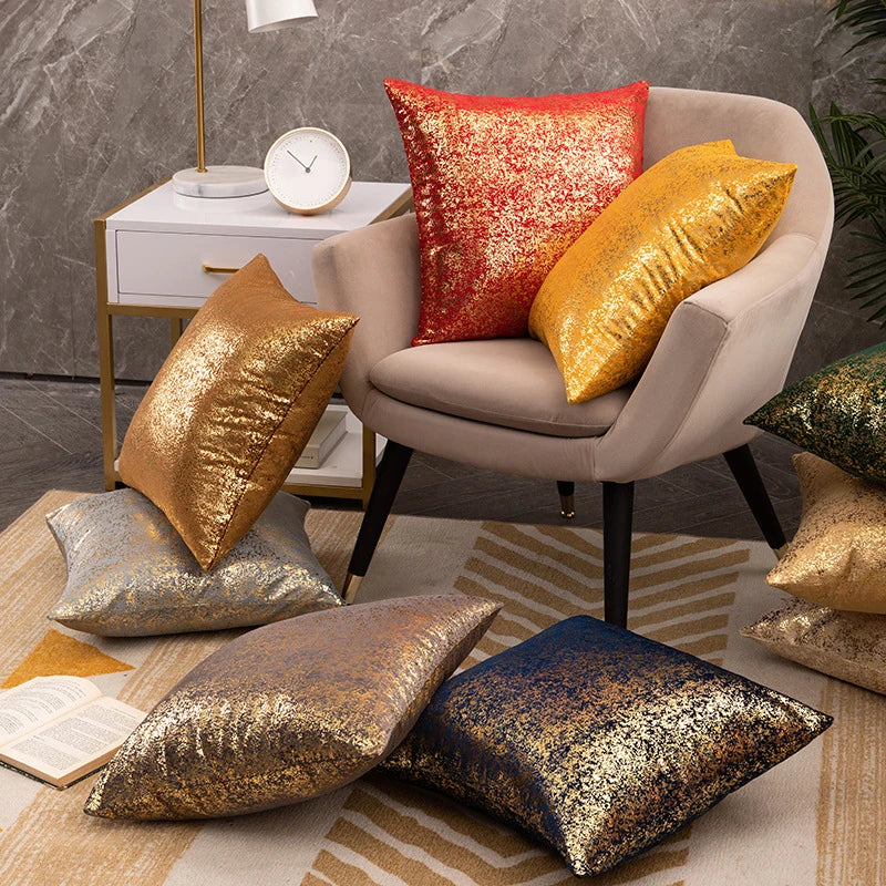 Gilding Velvet Pillow Case – Light Luxury Sofa Pillowcase