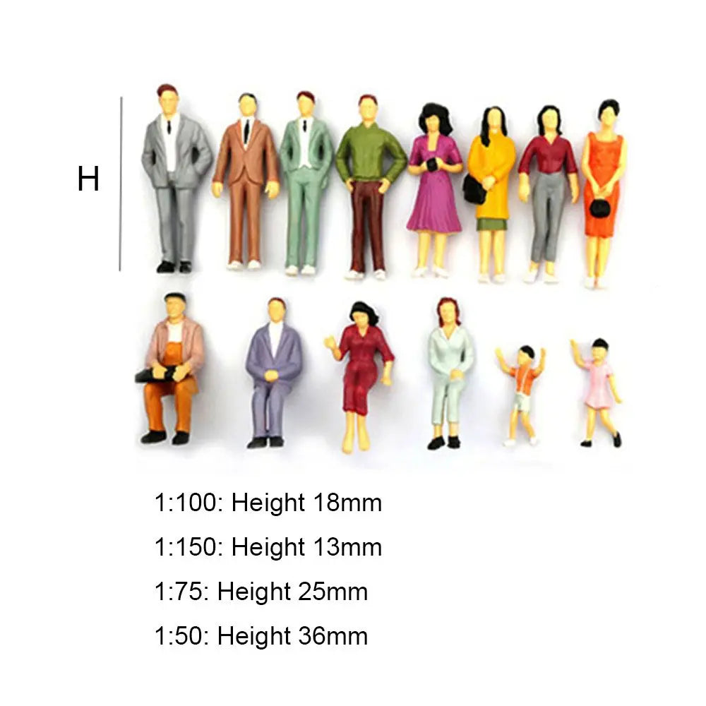 Plastic People Figures – Model Building Passengers for DIY Projects