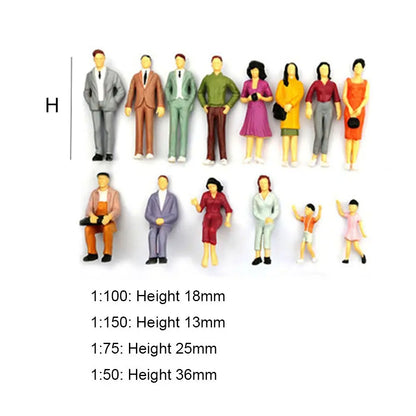 Plastic People Figures – Model Building Passengers for DIY Projects