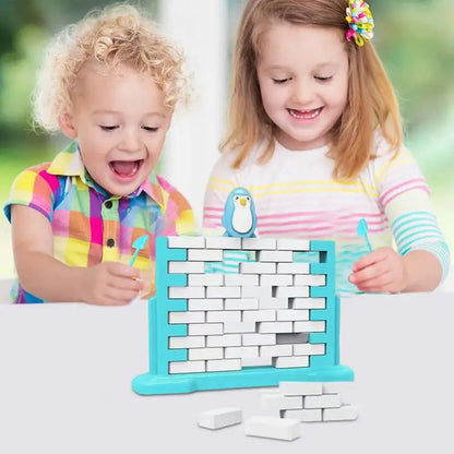 Two-Person Wall Building Game – Parent-Child Interactive Fun