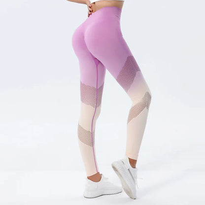 Gradient High Waist Seamless Leggings for Women | Fitness & Yoga Pants