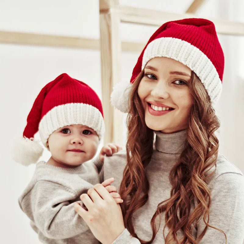 Santa Hat-Knitted Soft Beanie