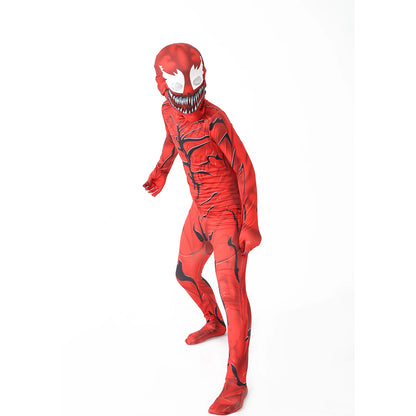 Kids Venom Cosplay Costume Jumpsuit