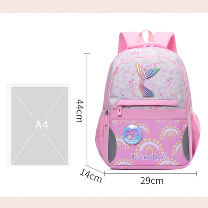 3D Animal Pattern Orthopedic School Backpack