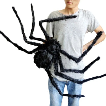 Giant Plush Spider for Halloween