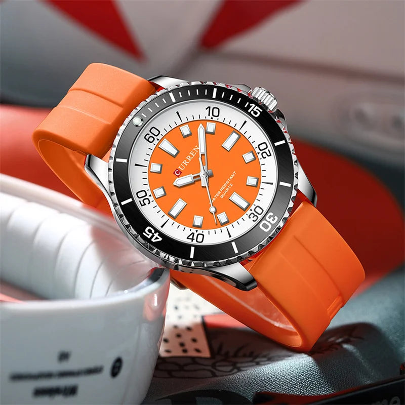 Curren Luxury Men's Quartz Watch: Sport Waterproof & Luminous