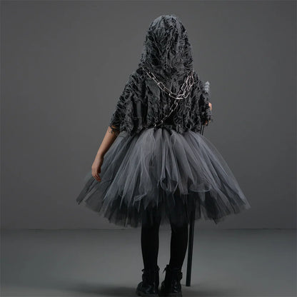 Girls Disguise Costume | Halloween Tutu Knee Dress