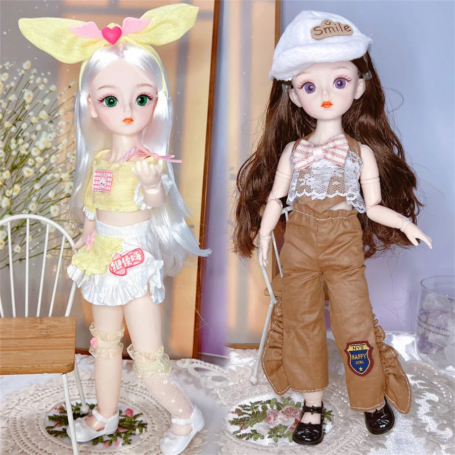 Girls BJD Anime Hinged Dolls