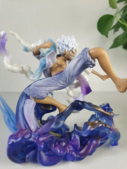 One Piece Gear 5 Luffy Sun God Nika Figure 21cm Statue