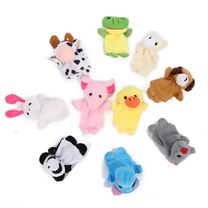 Cartoon Finger Puppet Doll Set