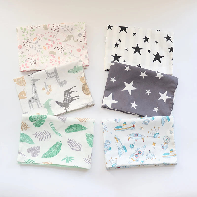 30x50cm Baby Envelope Pillowcase - 100% Cotton Cartoon Pattern