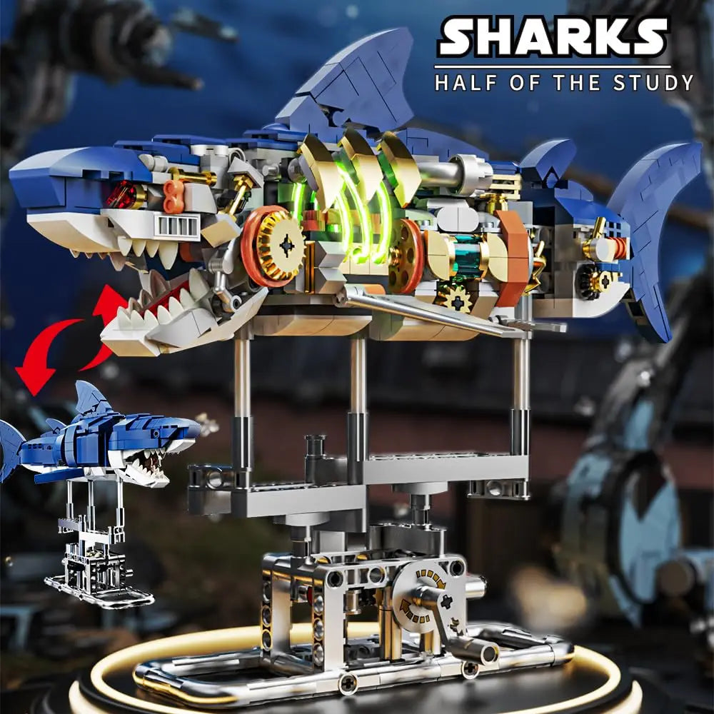 Mechanical Shark Building Blocks – Marine Animal Model