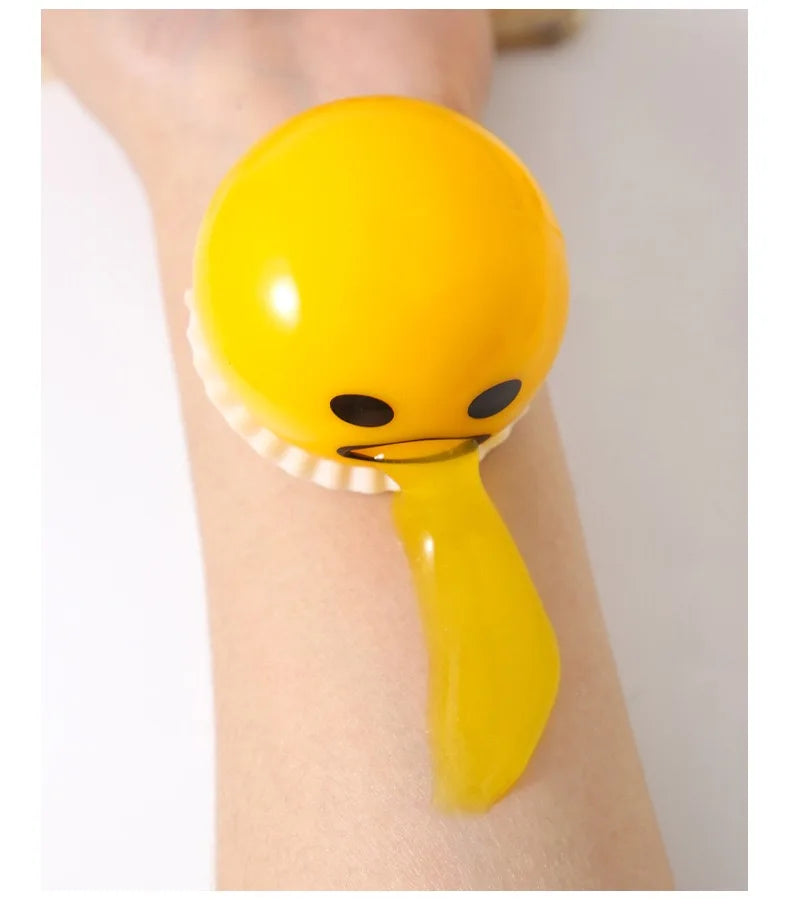 Funny Squeeze Toy – Puking Egg Yolk Stress Ball