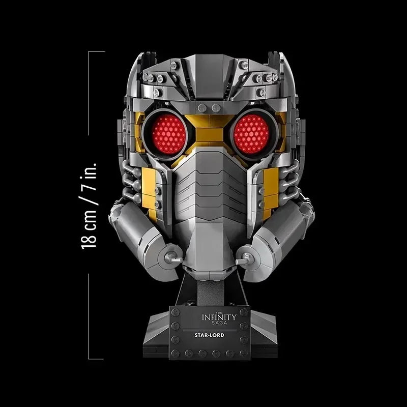 Star-Lord's Helmet Model Building Blocks