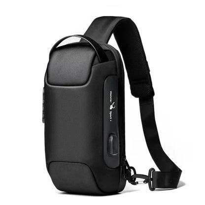 Men's Chest Bag | Waterproof Crossbody Bag with Anti-Theft Features