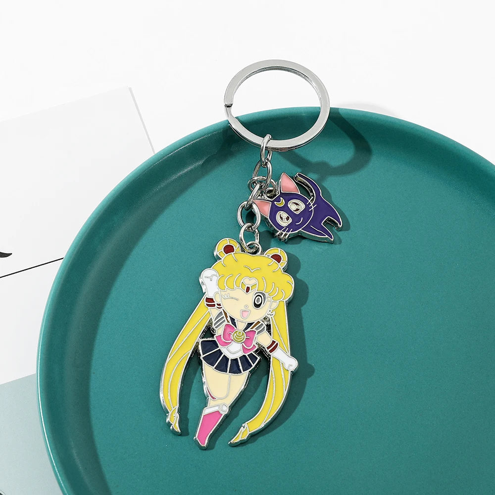 Sailor Moon Metal Keychain for Car & Bag