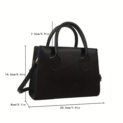 Minimalist Black Small Square Bag