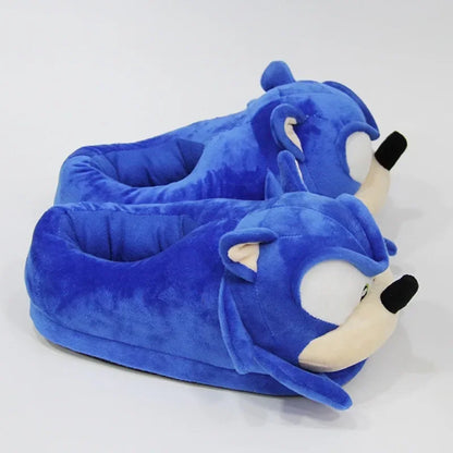 Anime Sonic Winter Cotton Slippers