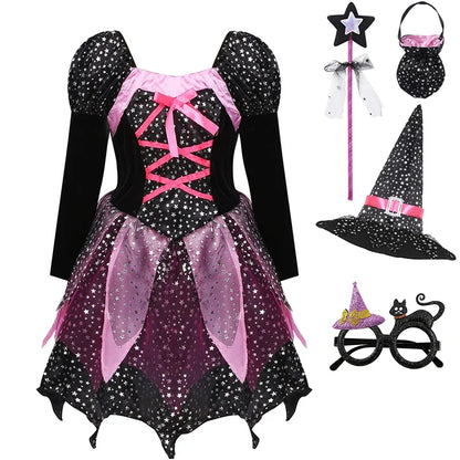 Baby Girls Halloween Witch Costume | Vampire Princess