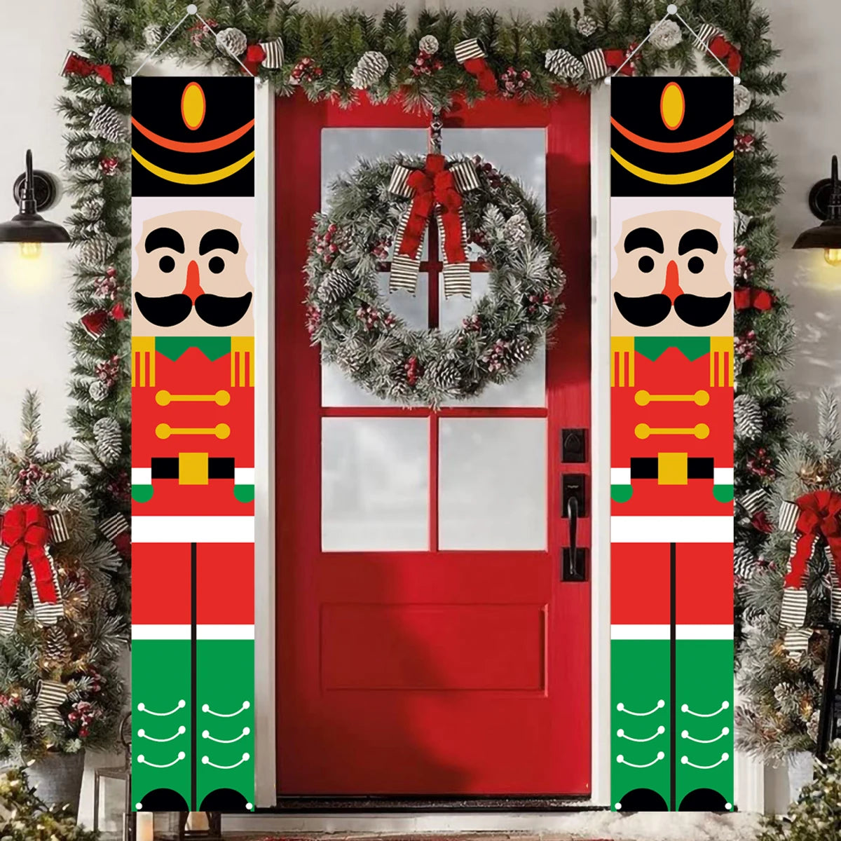 Merry Christmas Door Banner Decoration–Hanging Ornament