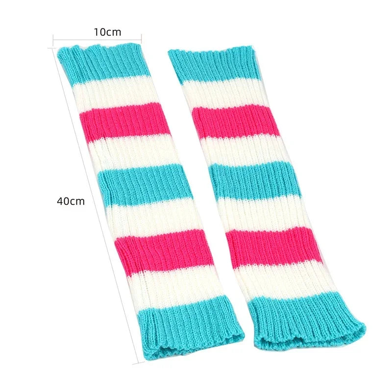 Neon Knit Leg Warmers