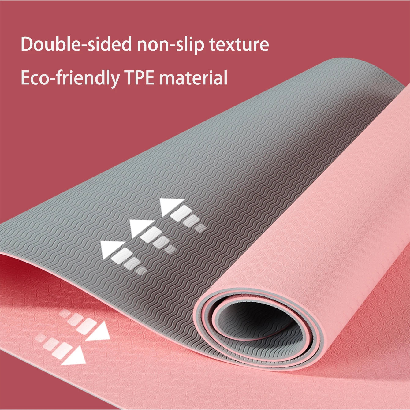 Yoga Mat –Non-Slip Fitness Mat with Strap