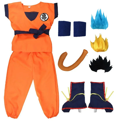 Son Goku Carnival Costume - Anime Cosplay Suit for Kids & Adults