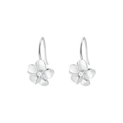 925 Sterling Silver Vintage Flower Earrings