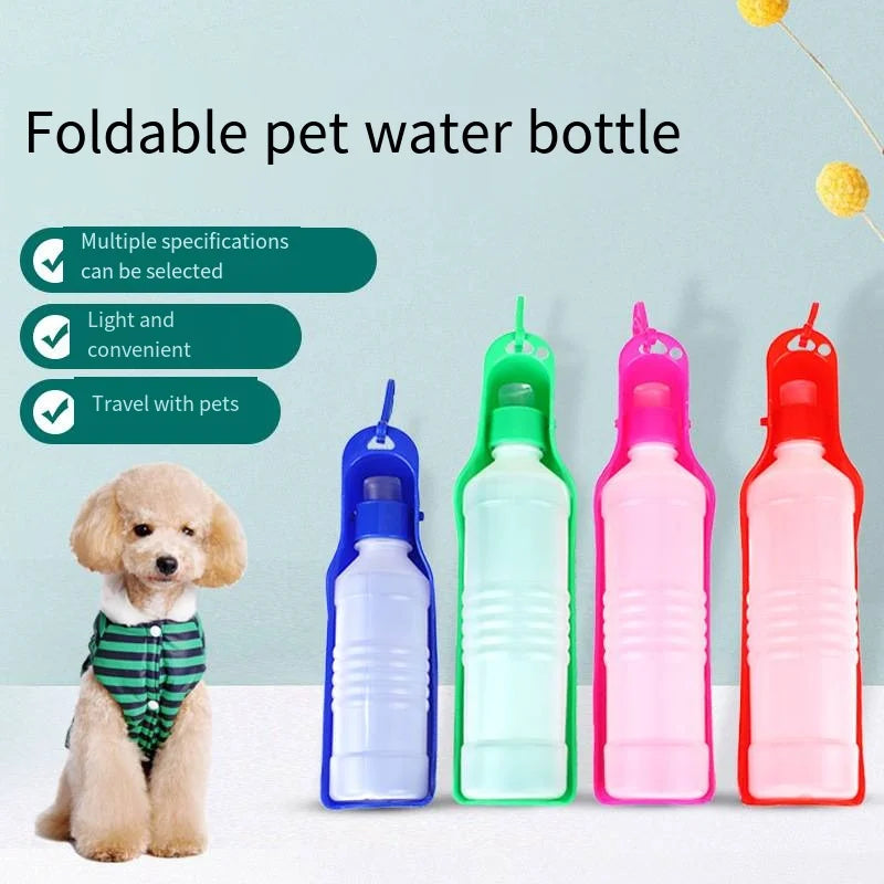 Folding Dog Water Bottle | Portable Outdoor Drinker