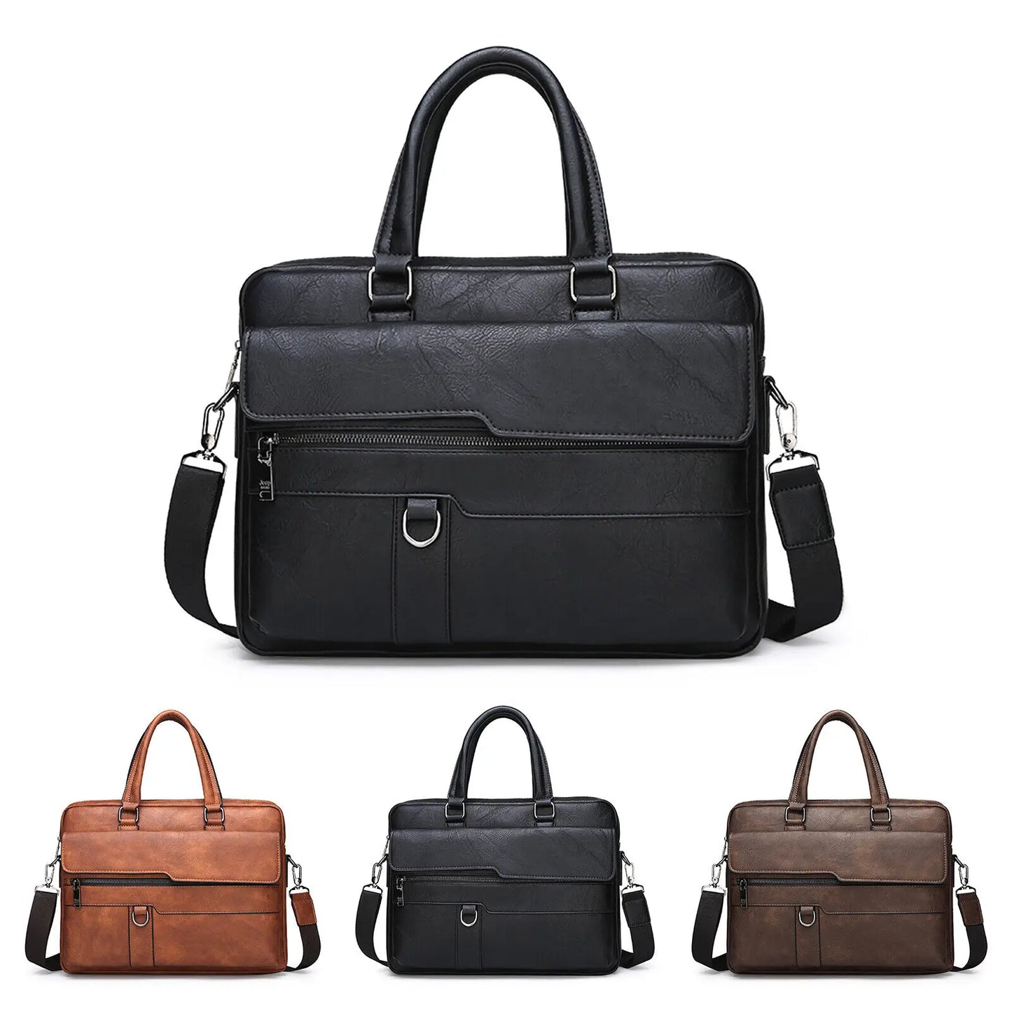 Men’s Briefcase Bag | Classical Retro