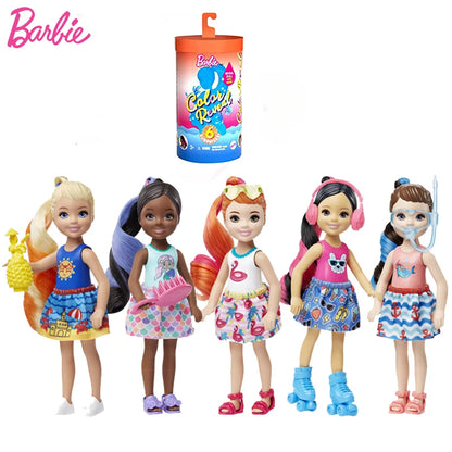 1 pc Random Barbie Color Reveal Chelsea Doll – Water-Soluble Color Change