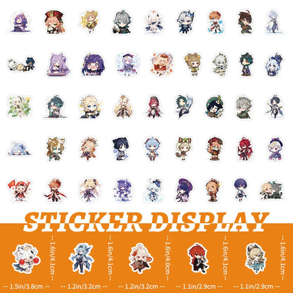 Genshin Impact Anime Stickers