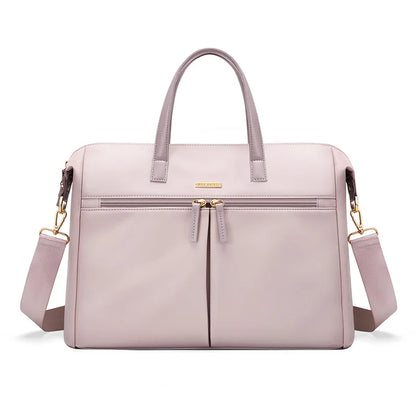 Women's Laptop Bag – Solid Color Business Commuter Handbag