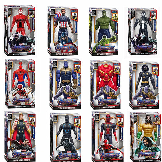 30cm Avengers Superhero Action Figures with Sound and Light