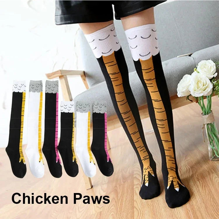 Chicken Paws Knee-High Socks