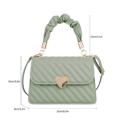 Women's Fashion Square Bag | Solid Color