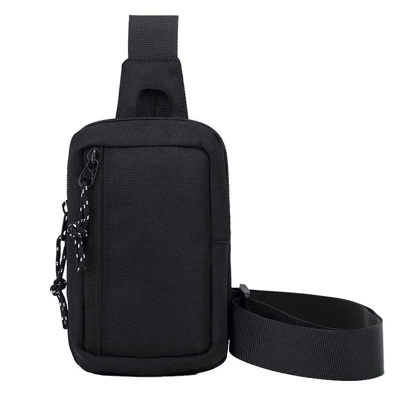 Trendy Men's Crossbody Bag - Japanese Street Style Mini Chest Bag