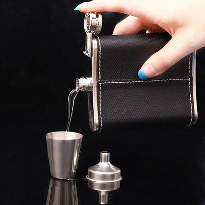 Portable 7oz/8oz Stainless Steel Russian Hip Flask