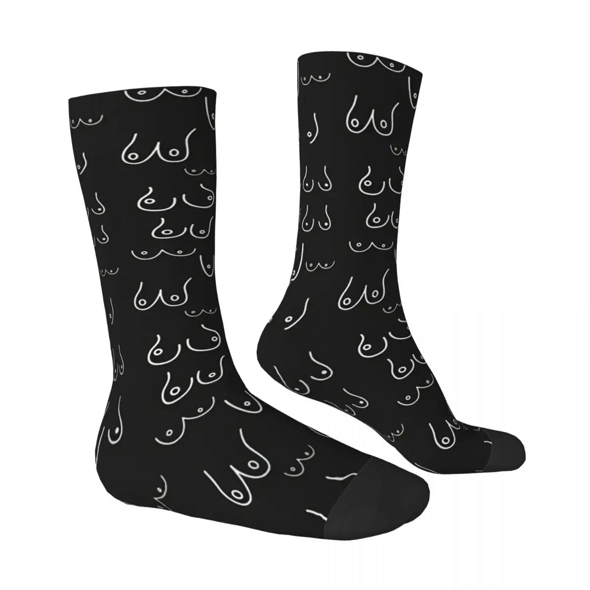 Funny Crazy Sock with Seamless Pattern - Comfortable Crew Length