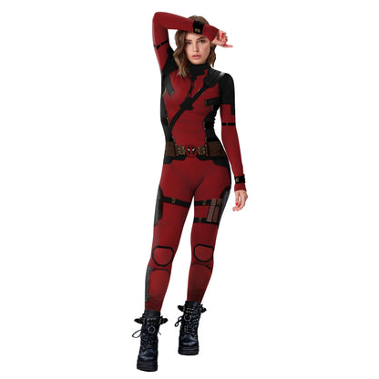 Deadpool Wolverine Print Cosplay Costume