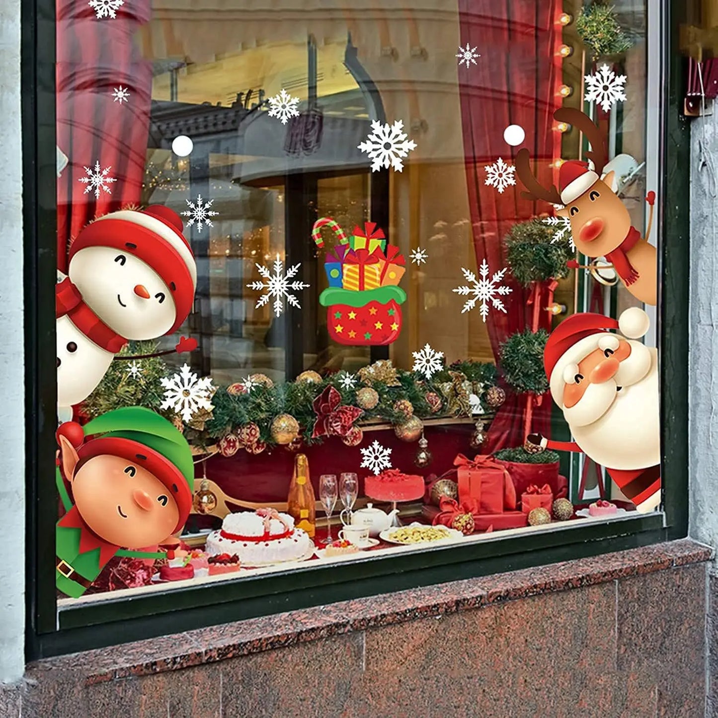 Christmas Window Sticker - Merry Christmas Home Decorations