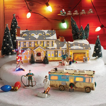 Christmas Snowhouse Ornament with Music & Lights