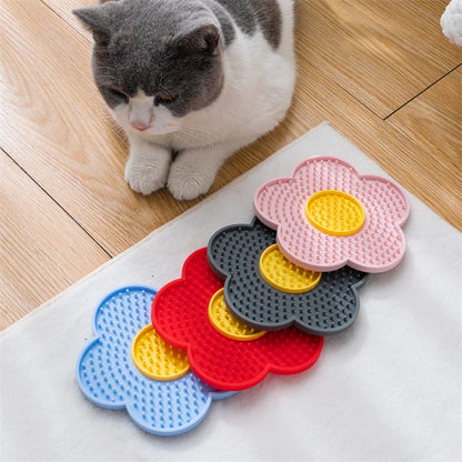 Sunflower Silicone Cat & Dog Licking Pad