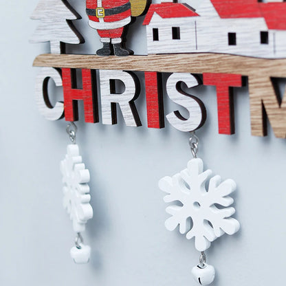 Wooden Christmas Pendants – Door & Wall Xmas Decor